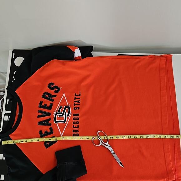 Knight Apparel Oregon State Beavers Long-Sleeve Shirt FLAWS | Men's Large - Picture 12 of 16